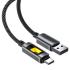 ACEFAST C21-04 Data & Charger Cable LED RGB 7 Gradient Light Indicator USB-A To Type-C Fast Charging Fantasy Color Series